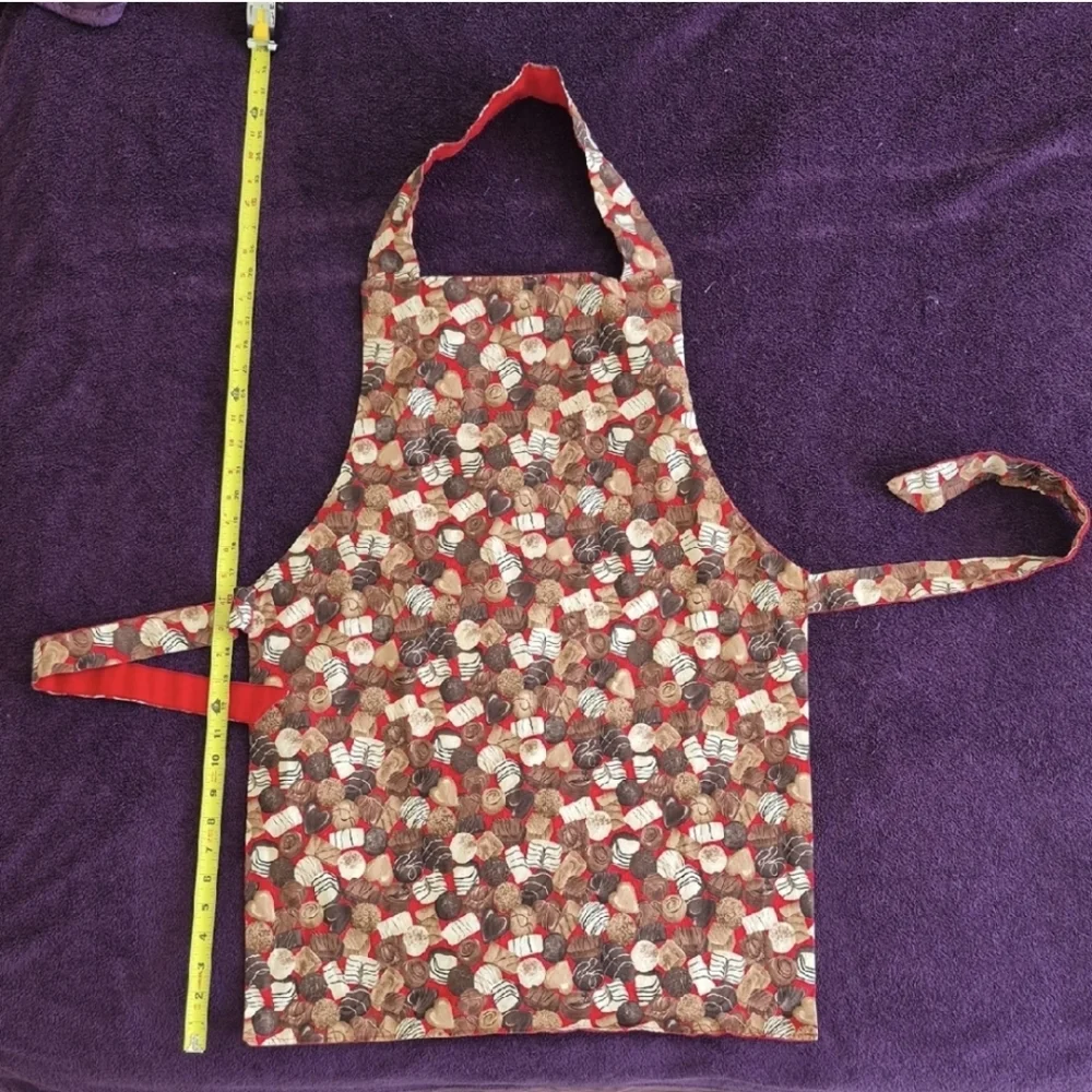 Handmade Chocolate Pattern Kitchen Apron - Picture 1 of 6